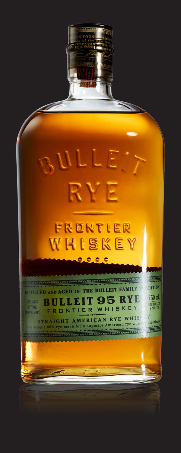Bulleit 95 Rye bottle